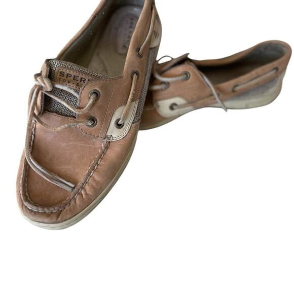 Sperry women’s size 8.5 leather top sider slip on shoes - Picture 7 of 10